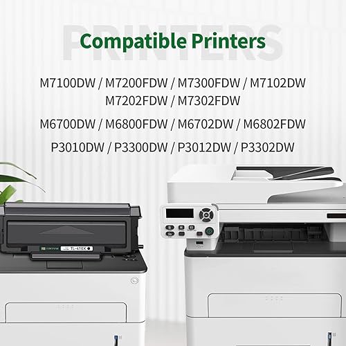 Miniatura 2 de TL-410X - Cartucho de tóner compatible con Pantum TL-410X TL-410H TL-410 para M7102DW P3012DW M6800FDW M7100DW M7200FDW M6802FDW M7102DN M7202FDW (1