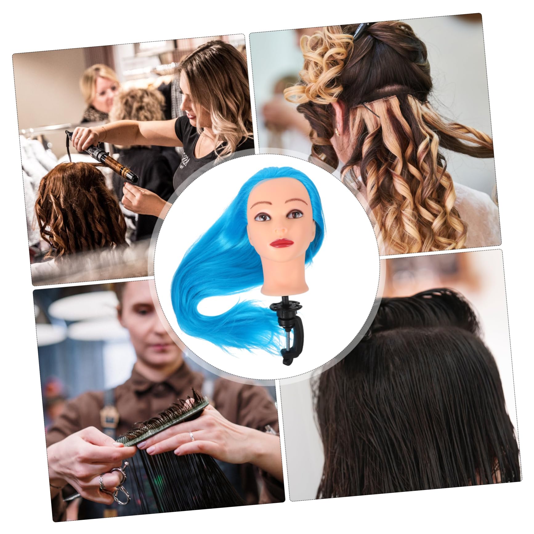 Testa Di Manichino Per Parrucchieri Testa Da Allenamento Per Donne Per Acconciature Per Tagliare Arricciare Intrecciare e Acconciare i Capelli