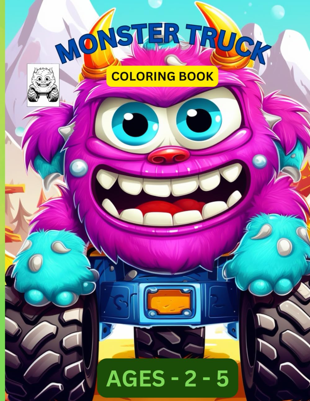MONSTER TRUCKS: COLORING BOOK: JACKSON, R G: 9798323591589: Amazon.com ...