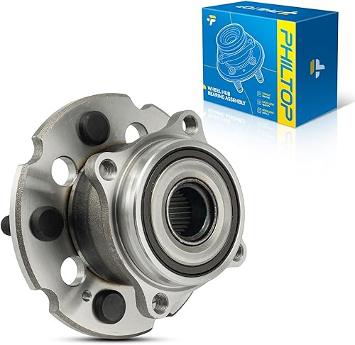 Miniatura 19 de PHILTOP 513294 Conjunto de cubo de rodamiento de rueda delantera 5 lengüetas para Nissan Altima 2007 2008 2009 2010 2011 2012 Conjunto de cojinete