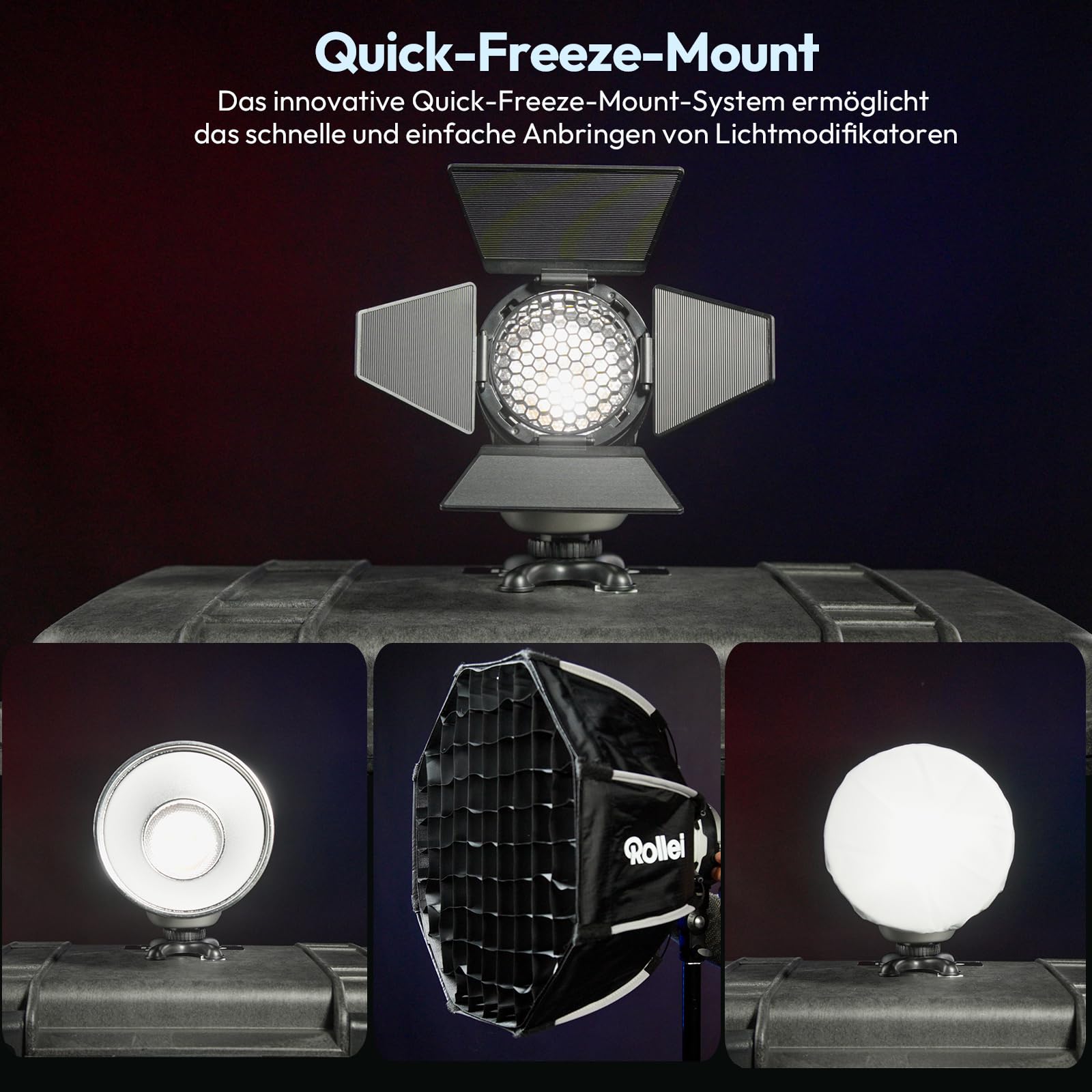 Rollei HS Freeze Q1 2-in-1 Blitz & Dauerlicht – Bild 8