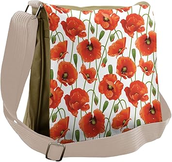 flower messenger bag
