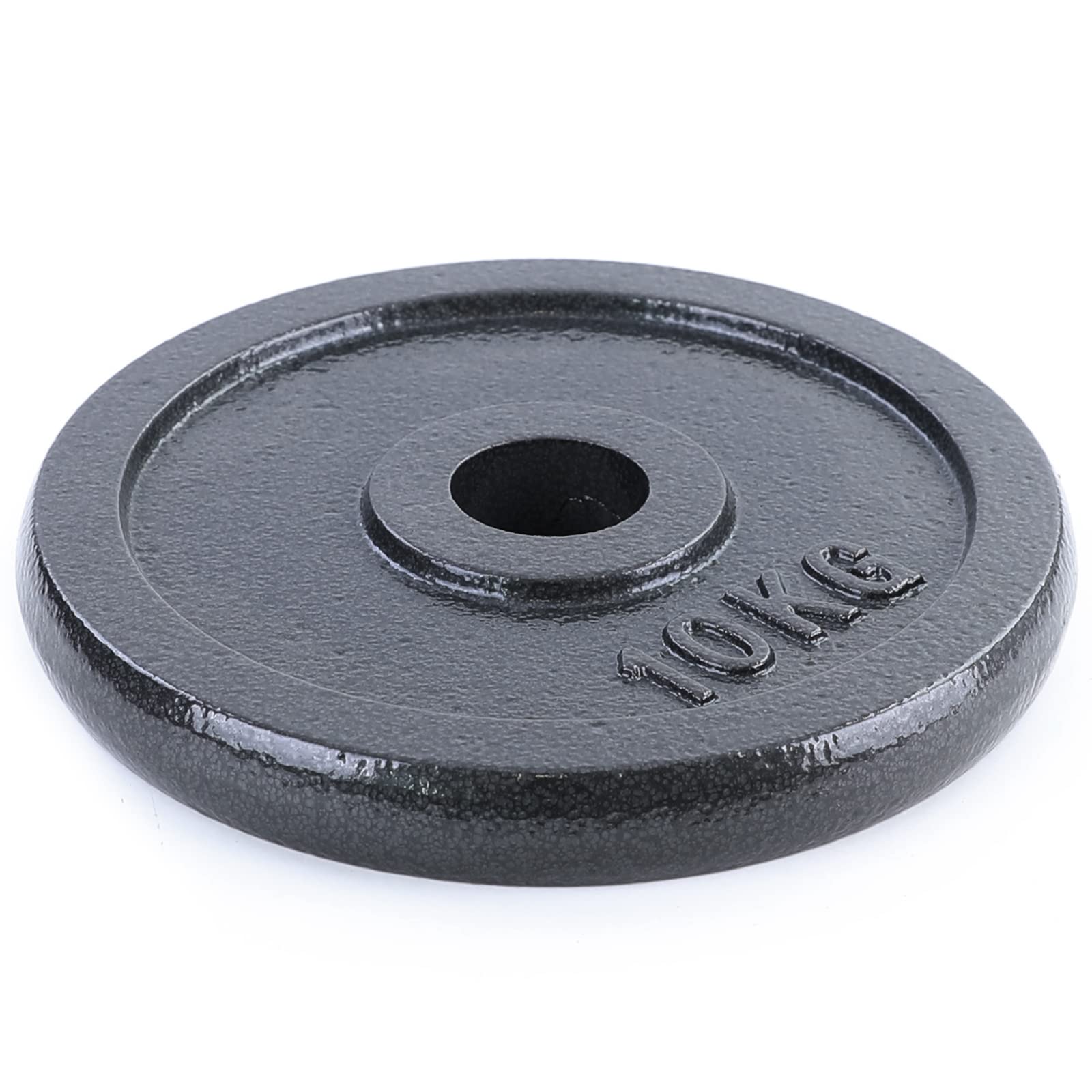 20 kg Olympia 50mm Hantelscheiben Set 2x 10kg Gusseisen in Schwarz