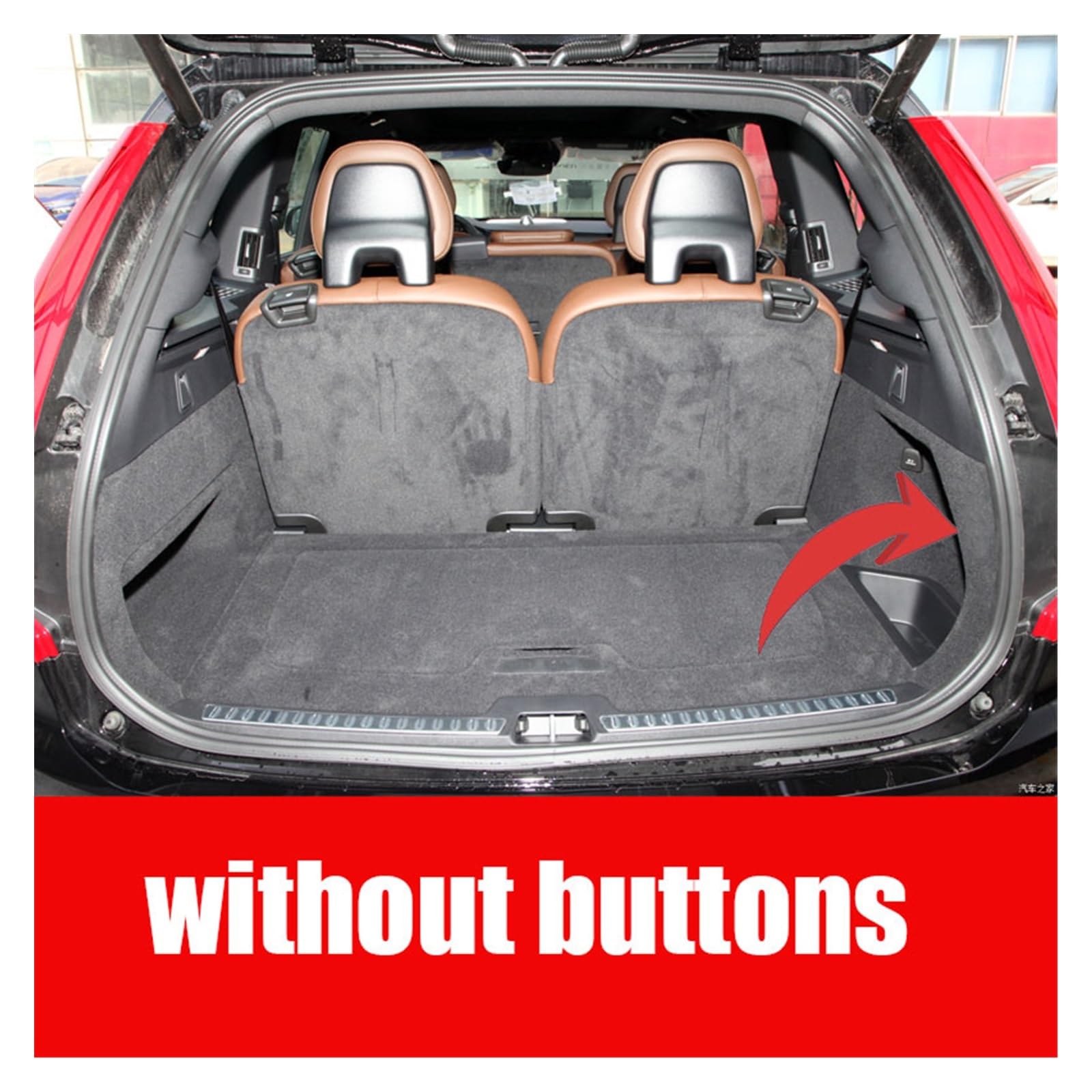 Auto Kofferraum Schutzmatte Kofferraummatte Für Volvo XC90 Sieben Sitze 2016 2017 2018 2019 2020 2021 2022 Cargo-Liner Teppich Innenteile Zubehör Abdeckung(Schwarz,3 PCS)