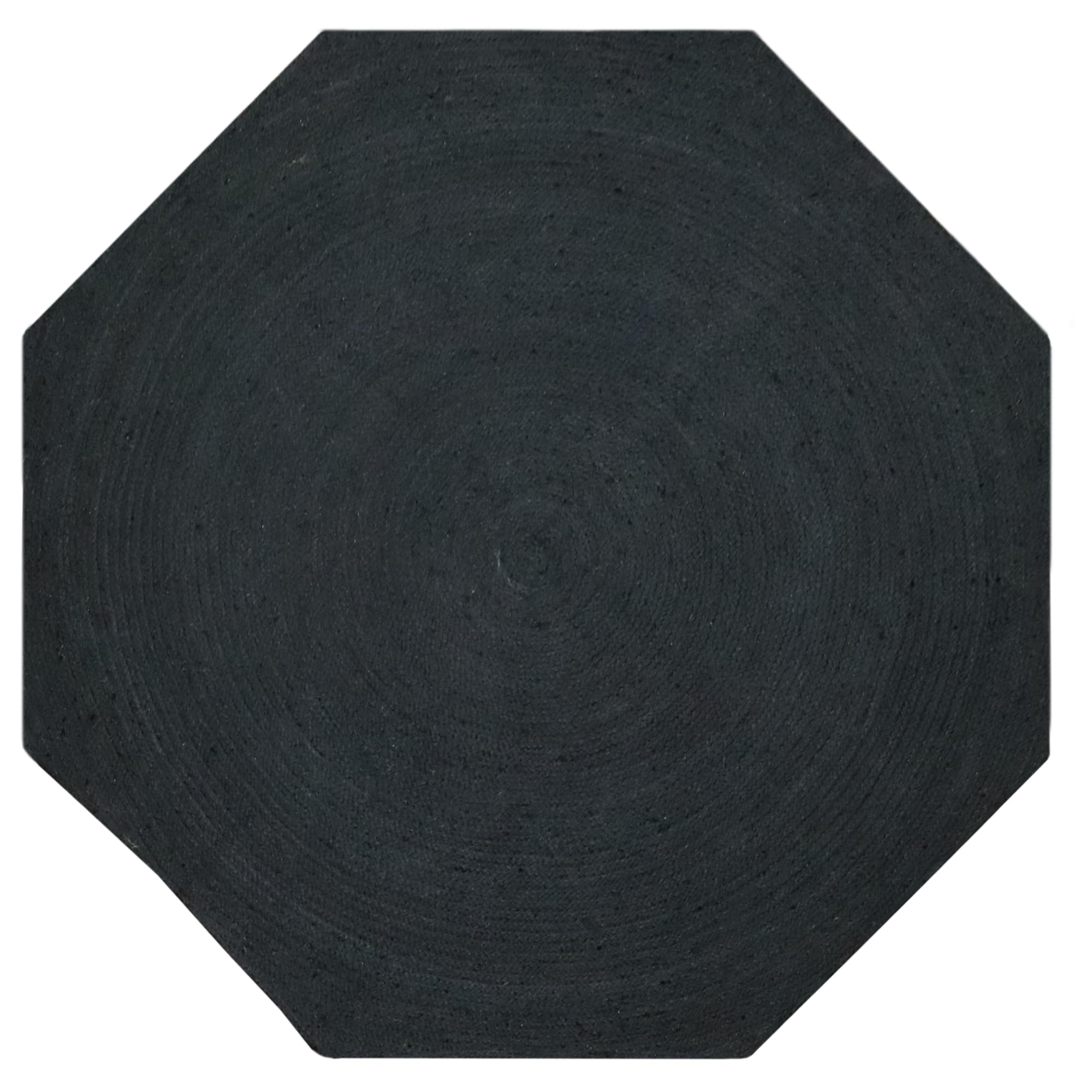 Tapis en jute tressé noir 1,5m : la solution déco pour protéger vos sols