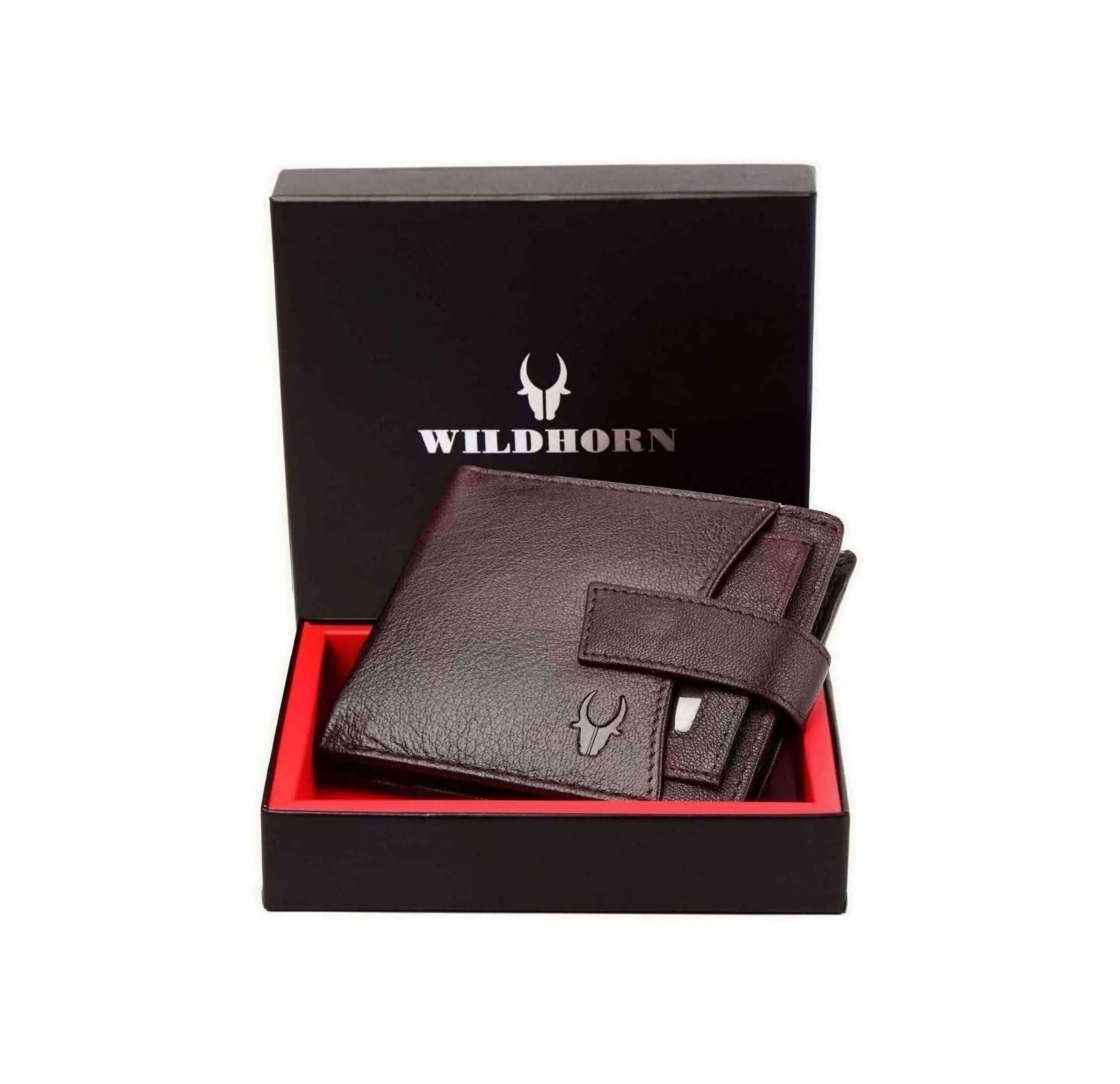 WildHorn Rfid Protected Leather Wallet For Men, Brown