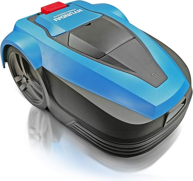 Hyundai Robot Lawnmower, 625sq Metre, 180mm Cutting Width, 7 Cutting Heights, Self-mulching, Smart Mowing Functionality Robot Mower with 2 Year Warranty