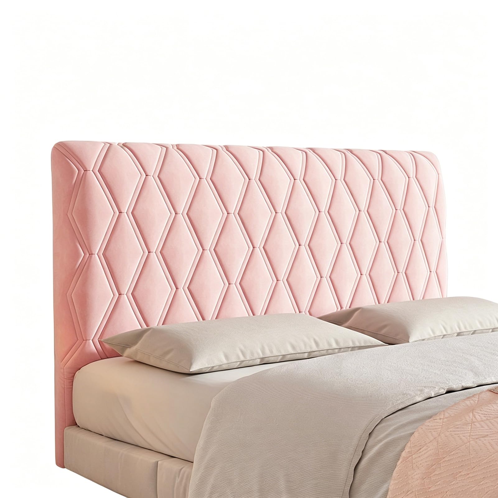 WSKCXHD Headboard Covers Queen Size Headboard Slipcover Full Size Modern Bed Frame Headboard Easy To Install Stylishly Protect,D,150cm(59in)