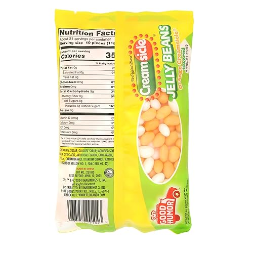 Miniatura 2 de Gomitas de crema de naranja, caramelos de relleno de huevos de Pascua, golosinas para recuerdos de fiesta, 12 onzas