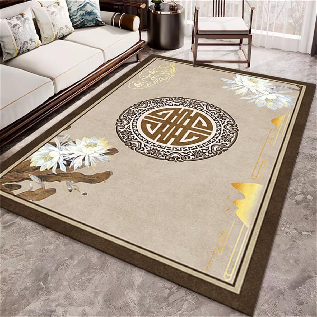 Tapis antidérapant enfants doux et tapis de chambre fille résistant