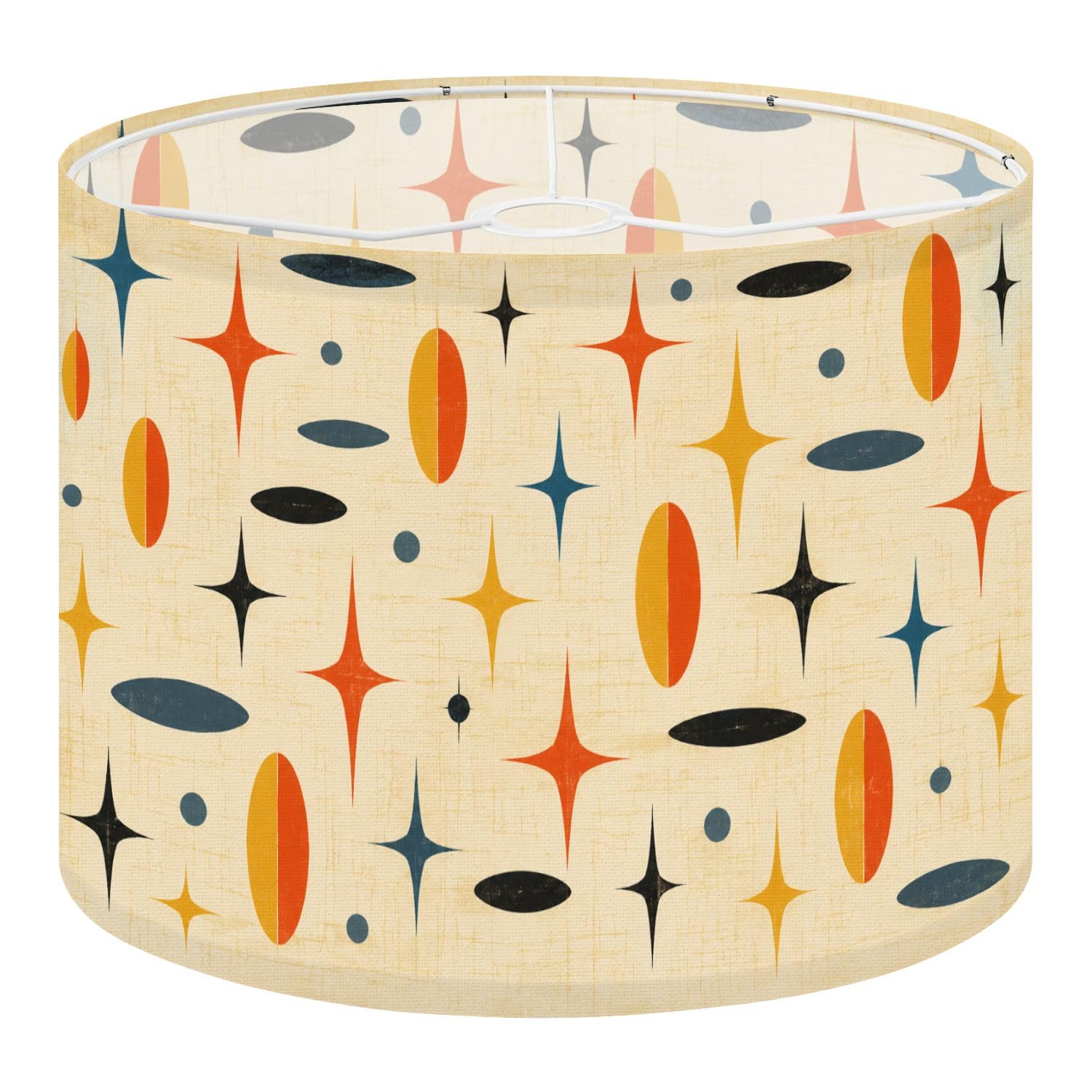 Deruinvaio Multi7 2Pcs 13In Lampshade Lamp Shade Retro Mid Century Modern For Ceiling Light, Table Lamp Floor Lamp Easy Assembly Replacement Light Shade