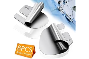 8Pcs Sewing Rolled Hemmer Foot Assortment Kit