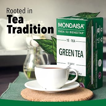 Mondaisa Green Tea | 20 Tea Bags (4 Pack) | Antioxidant-Rich Traditional Infusion