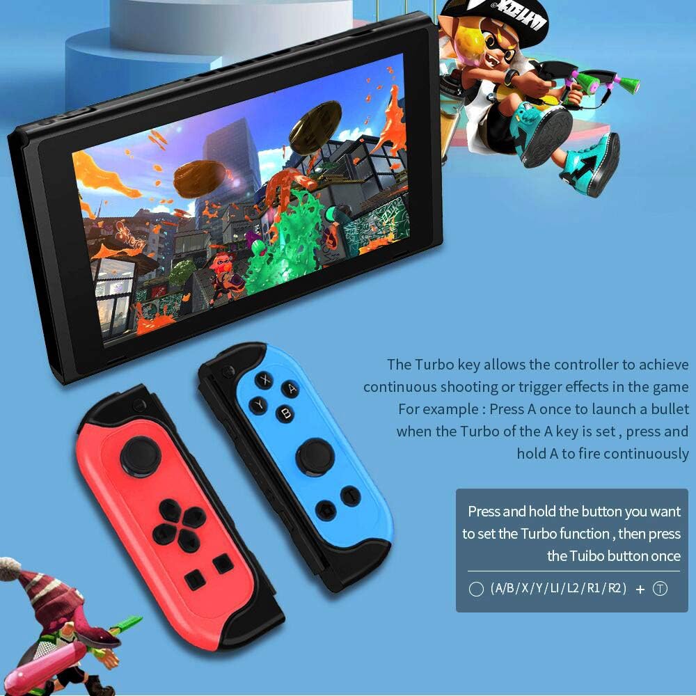 Hottest Sales PUNWEOS Wireless Switch Controller for Nintendo Switch/Switch Lite,Joypad Controller with Turbo Button Ergonomic Hand Joypad Joystick Remote Replacement for Switch Controller-Red&Blue Best Cyber Monday 🔥 PUNWEOS Wireless Switch Controller for Nintendo Switch/Switch Lite,Joypad Controller with Turbo Button Ergonomic Hand Joypad Joystick Remote Replacement for Switch Controller-Red&Blue