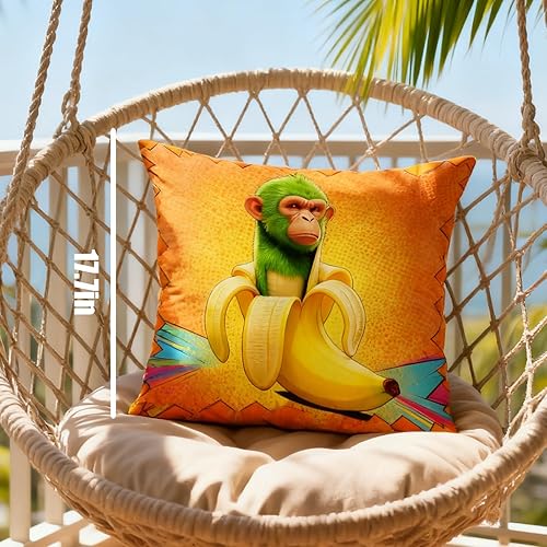 Miniatura 6 de Fundas de almohada italianas Brainrot de 18 x 18 pulgadas, juego de 4 fundas de cojín Itlian Brainrot para decoración del hogar para el hogar