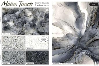 Midas Touch - Bubble Texture, Dark Gray - DM26834-97