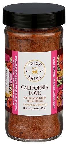 SPICE TRIBE California Love - Mezcla multiusos de Chile, 2.2 onzas