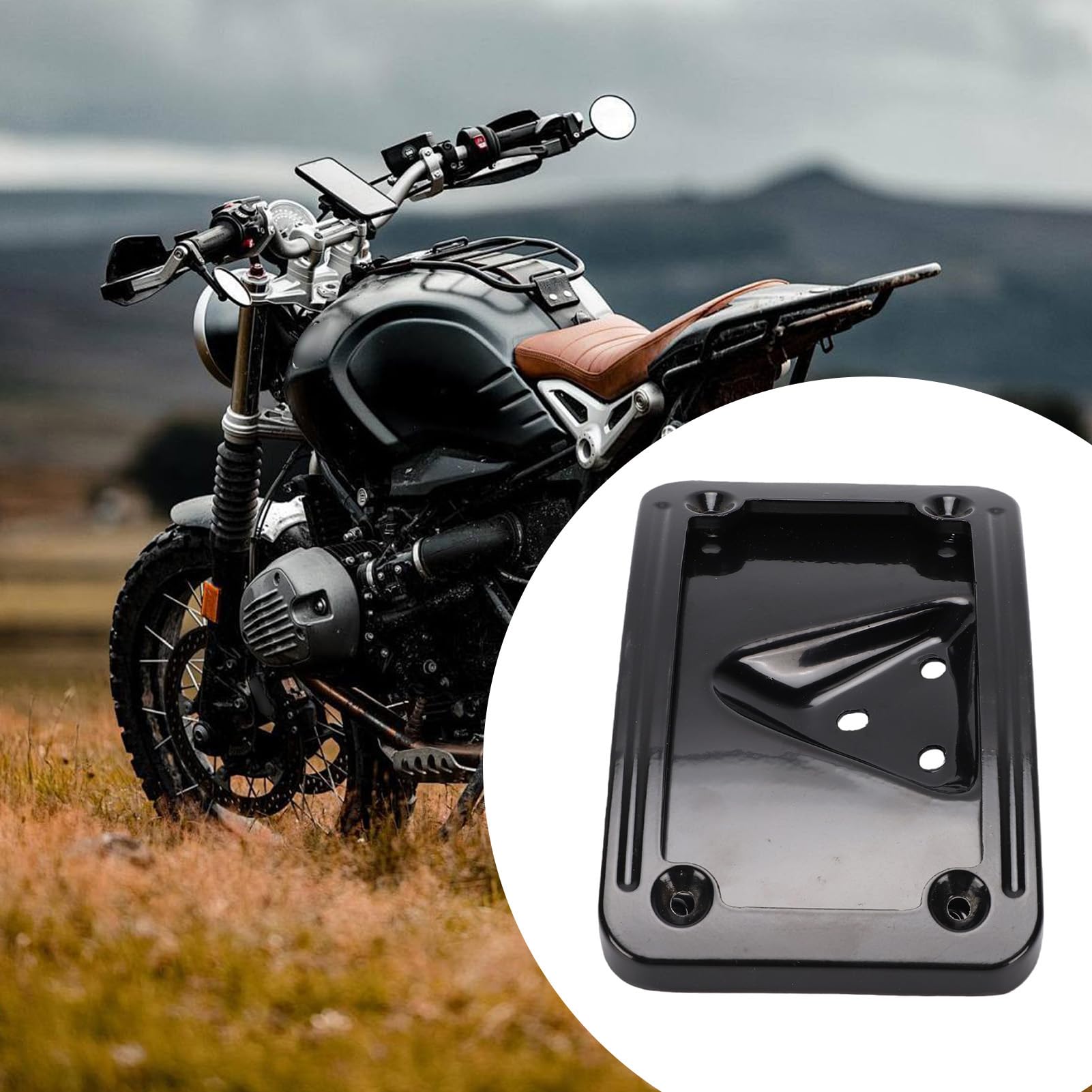 Luocute Supporto Moto Curvo con Telaio