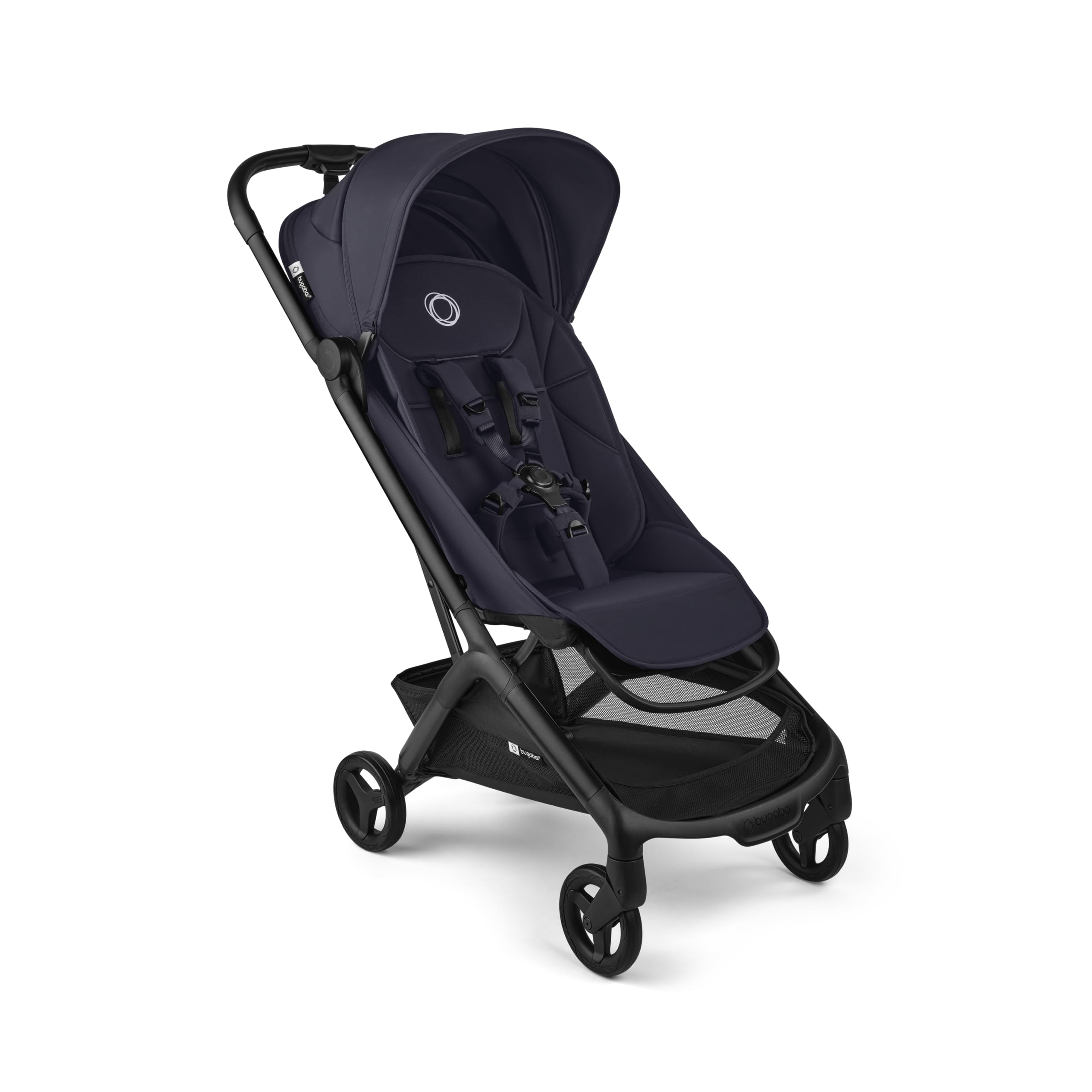 Bugaboo Butterfly 2 Travel Stroller, Ultra-Compact One-Second Fold, Lightweight and Airplane-Friendly, Deep Indigo