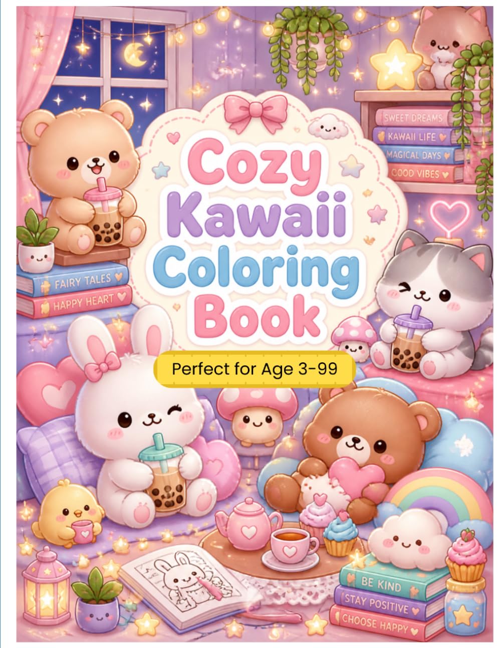 Cute & Cozy Coloring Book