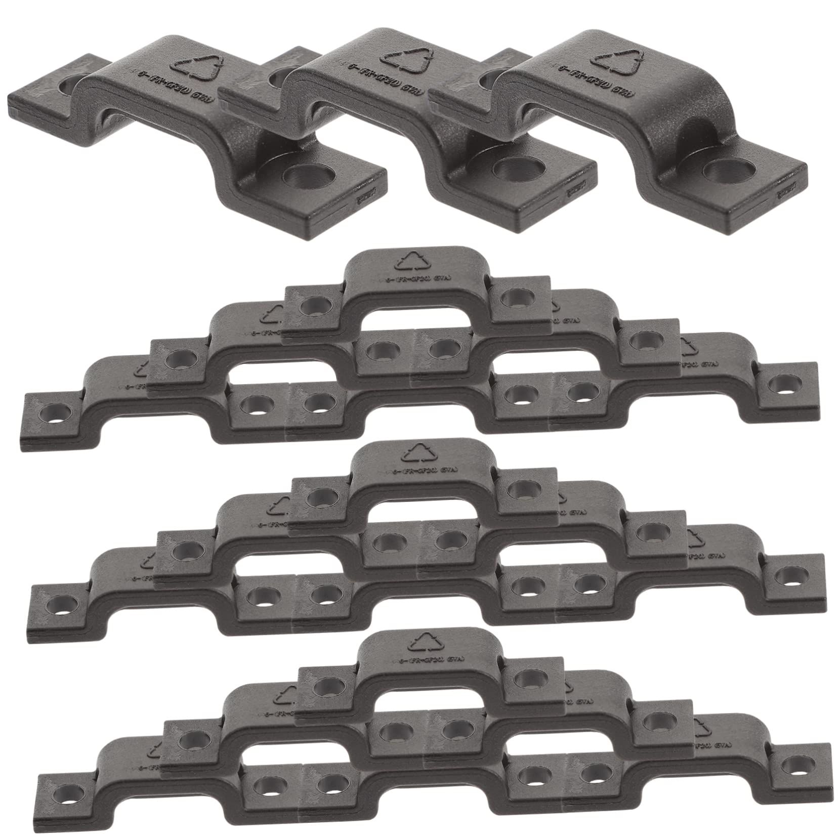 HOMSFOU 100stücke Kabelbinder Clips Stabile Kabelklemmen Für Effektive Kabelführung Installieren Für Tv Und Schreibtischkabel Strapazierfähigem Nylon