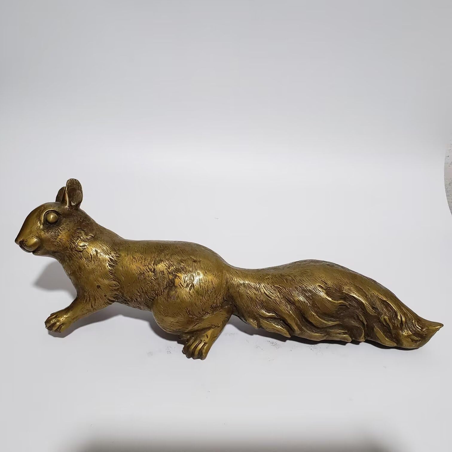 GLETSF Pure copper kirin a pair of statues home decorations animal decoration feng shui fortune,1*-10 * 10 * 13cm1.5kg