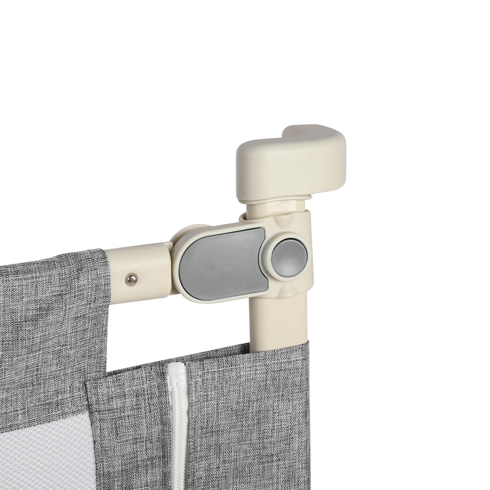 HUOLE Barrière de lit, Portable Bed Rail, avec Barriere Rabattable Antichute, Réglable en Hauteur 70-99 cm,Barrière Securite de lit Enfant,Sûr, Facile à Monter Gris, Stable et Durable-1,8 m - Gris