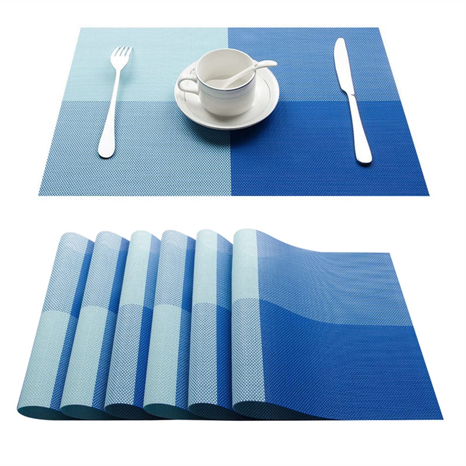 Tapis de table imperméable en PVC pour repas de famille en cuisine