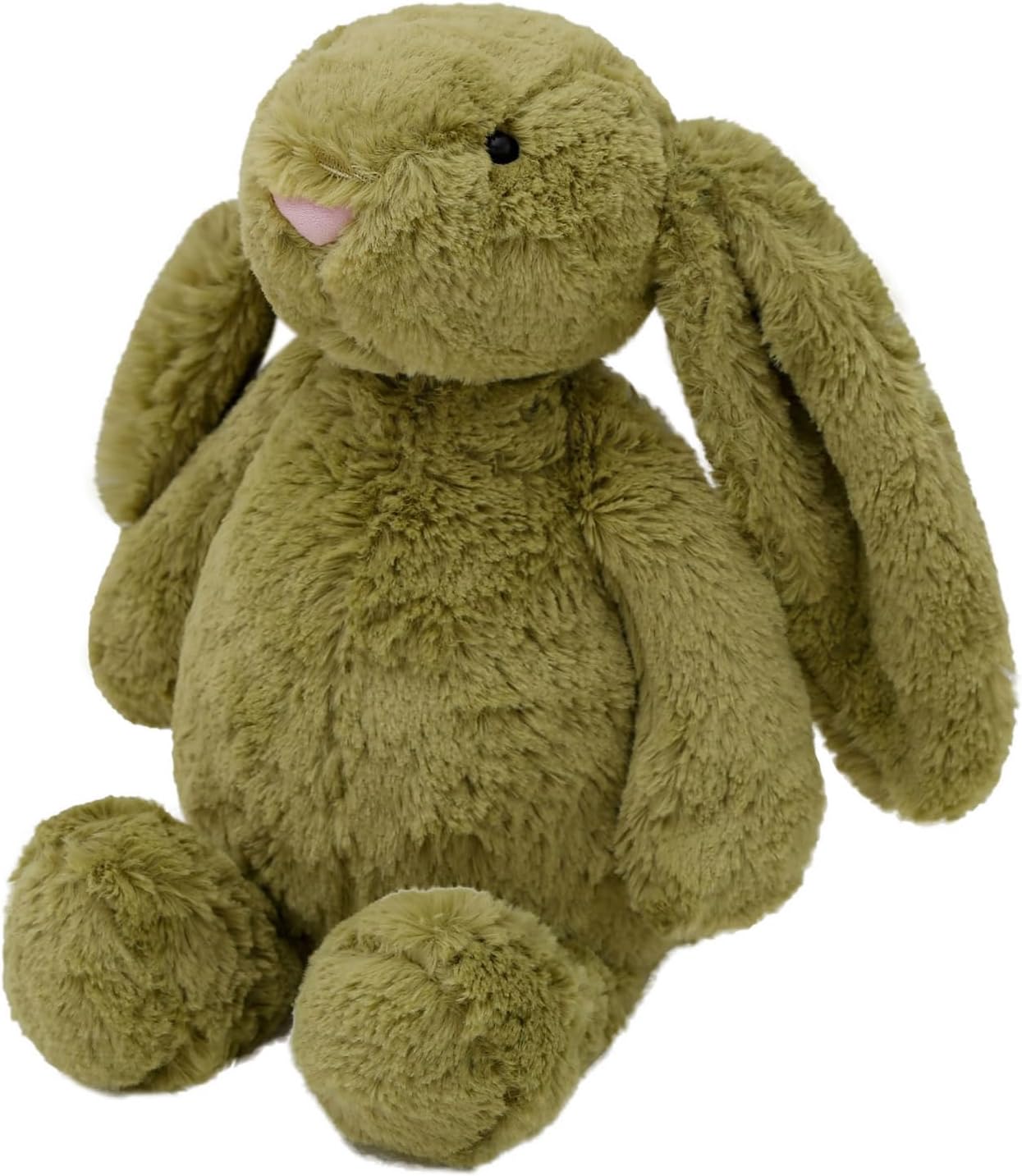Green Stuffed Animal Bunny Rabbit - Adorable Plush Companion for Cuddles & Playtime. Soft & Huggable with Lifelike Features. Ideal Gift for Kids (Green 22")