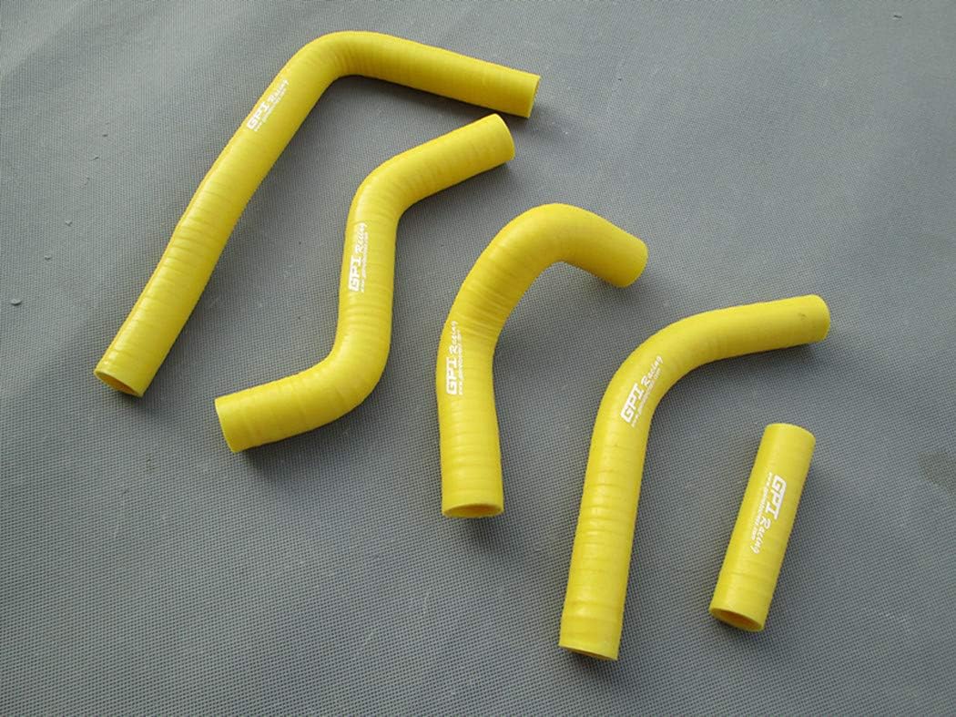FOR Suzuki RMZ450 RMZ 450 2008-2014 2009 2010 2011 silicone radiator hose (Yellow)