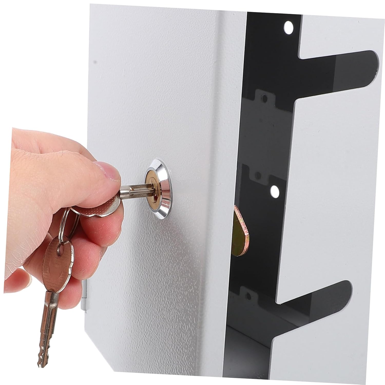 Stainless Steel Outdoor Protective Electrical Box with Lock Weatherproof Socket Enclosure for Security Metal Lockable Junction Cover for Electric Vehicle Chargers