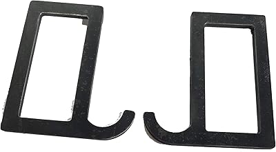 US Metal Works 2 X 4 Steel Gong Hook Hanger (10 Pack)