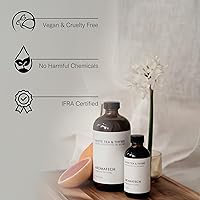 Vista 5 de AromaTech Aceite de aroma de té blanco y tomillo para difusores de aceite de aroma, 0.3 onzas líquidas