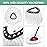 [10 Pack]Mop Heads Replacements, Spin Mop Replacement Head Deep Cleaning Machine Washable and Easy-to-Replace,Spin Mop Refill Replacement Head 100% Microfiber,Mop Head for O-Ceda EasyWrin(White)