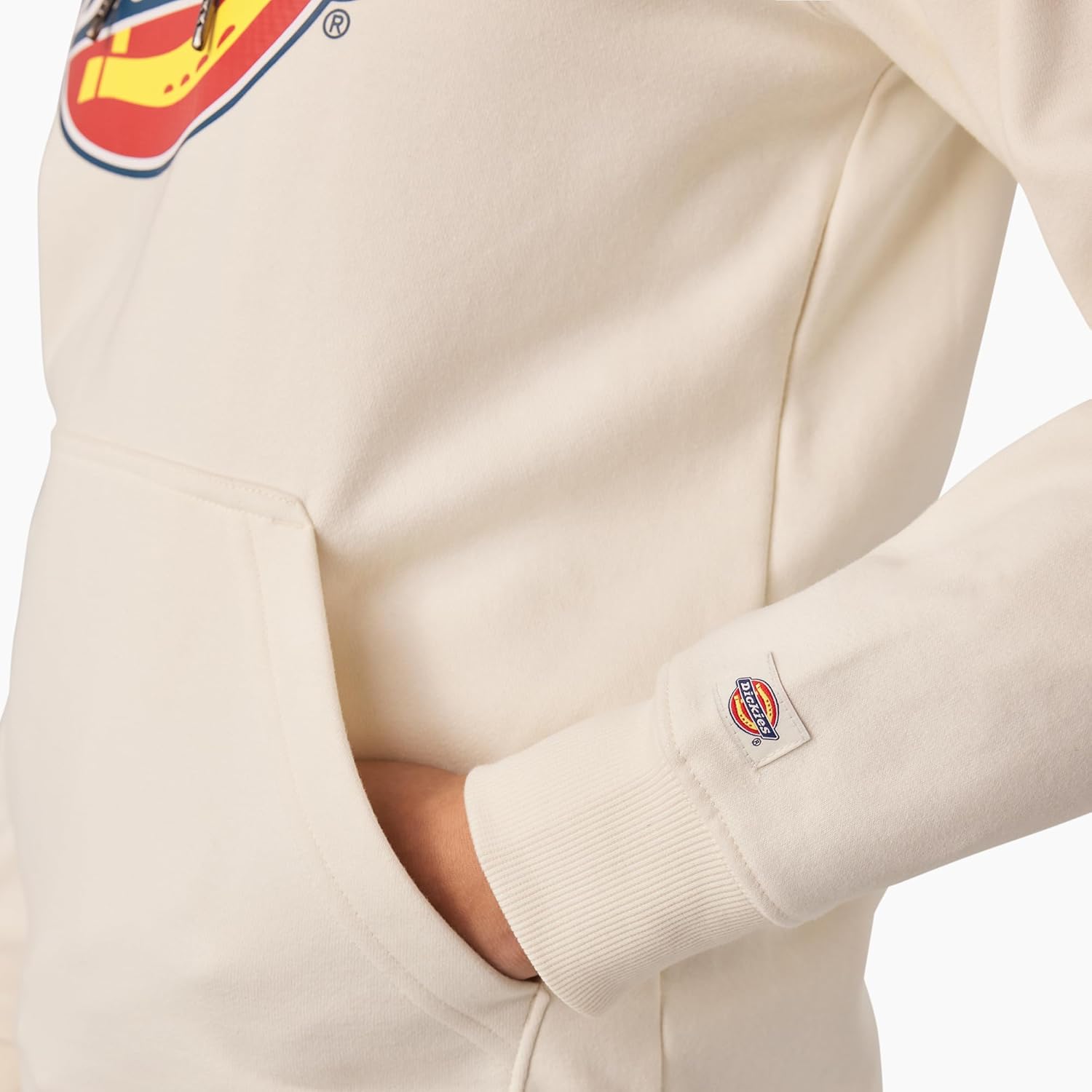 Dickies womens Heavyweight Logo Fleece Pullover - Image 5