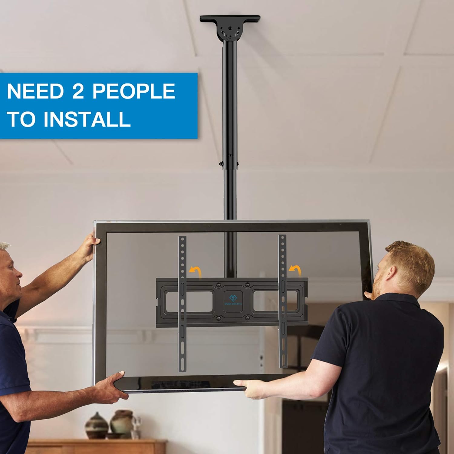 Up To 40% OFF PERLESMITH Ceiling TV Mount, Hanging Full Motion TV Mount Bracket Fits Most 26-55 inch LCD LED OLED 4K TVs, Flat Screen Displays, TV Pole Mount Holds up to 99lbs, Max VESA 400x400mm, PSCM2 Get Popular Offer PERLESMITH Ceiling TV Mount, Hanging Full Motion TV Mount Bracket Fits Most 26-55 inch LCD LED OLED 4K TVs, Flat Screen Displays, TV Pole Mount Holds up to 99lbs, Max VESA 400x400mm, PSCM2