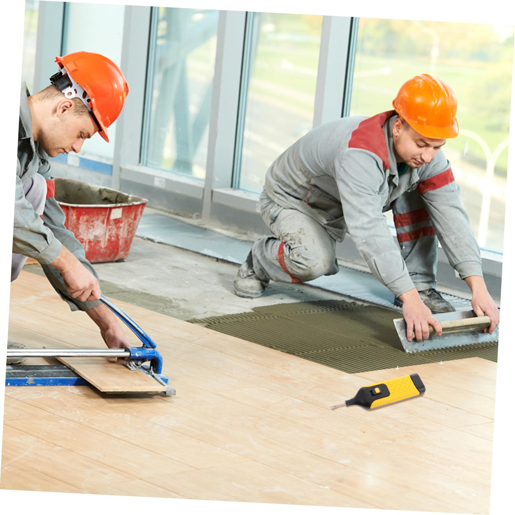 Furniturer Bodenreparaturset 16 Stück mit Akku Spachtel Wachsblöcken und Bügeleisen Werkzeug zur Kratzer und Fugenreparatur von Laminat Vinyl und Holzfußböden