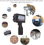 Handheld Inkjet Printer Gun, 4.3 Touch Screen Portable Inkjet Coder Printer Inkjet Label Printer, Printing Height 0.08 to 0.5in, for QRCode Barcode Batch Number-NO Ink Include