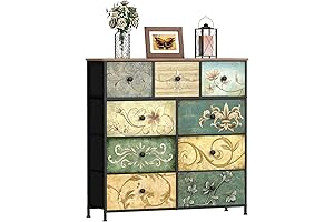 Vintage Cottage Core Dresser with Drawers for Bedroom Storage