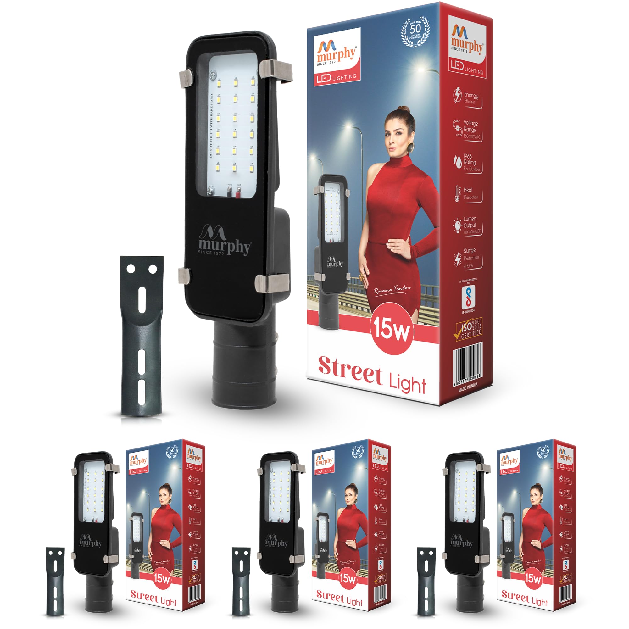See full amazon price history chart for Murphy Aluminium Led 15W Ip-65 Bis Approved Waterproof Outdoor Street Light, Corded Electric Cool White, Pack Of 4 Murphy Aluminium Led 15W Ip-65 Bis Approved Waterproof Outdoor Street Light, Corded Electric Cool White, Pack Of 4 (B07L2STQ7C) Amazon Price History, Amazon Price Tracker