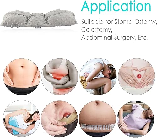 Miniatura 8 de Almohada para cinturón de seguridad de ostomía, protector de conducción de ostomía, protector de ileostomía de urostomía, no aprieta, suministros