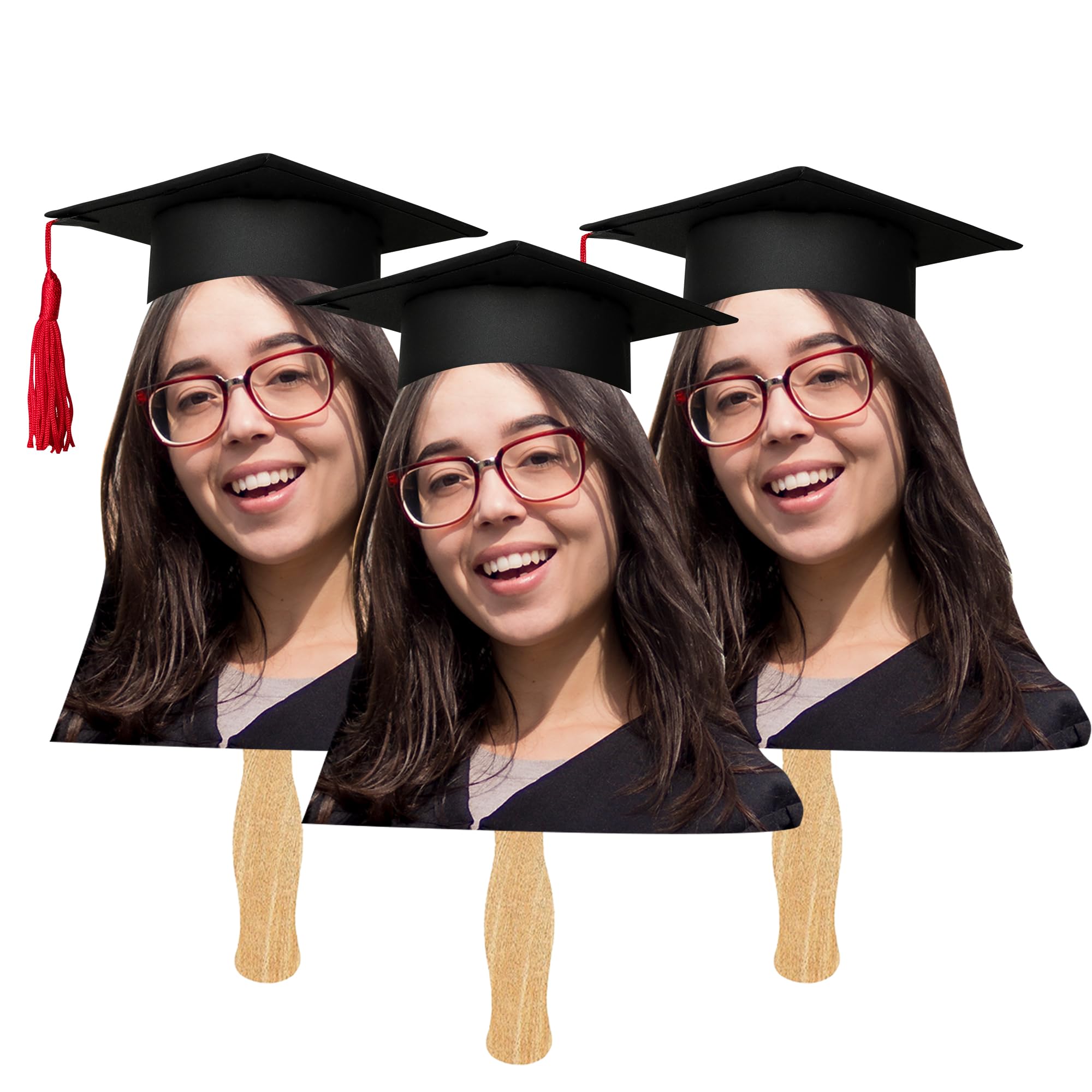 Custom Cardboard Cutout Graduation Face On A Stick Custom Big Head ...
