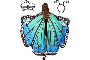 Women's Halloween Costume Butterfly Wings Cape Shawl Costume