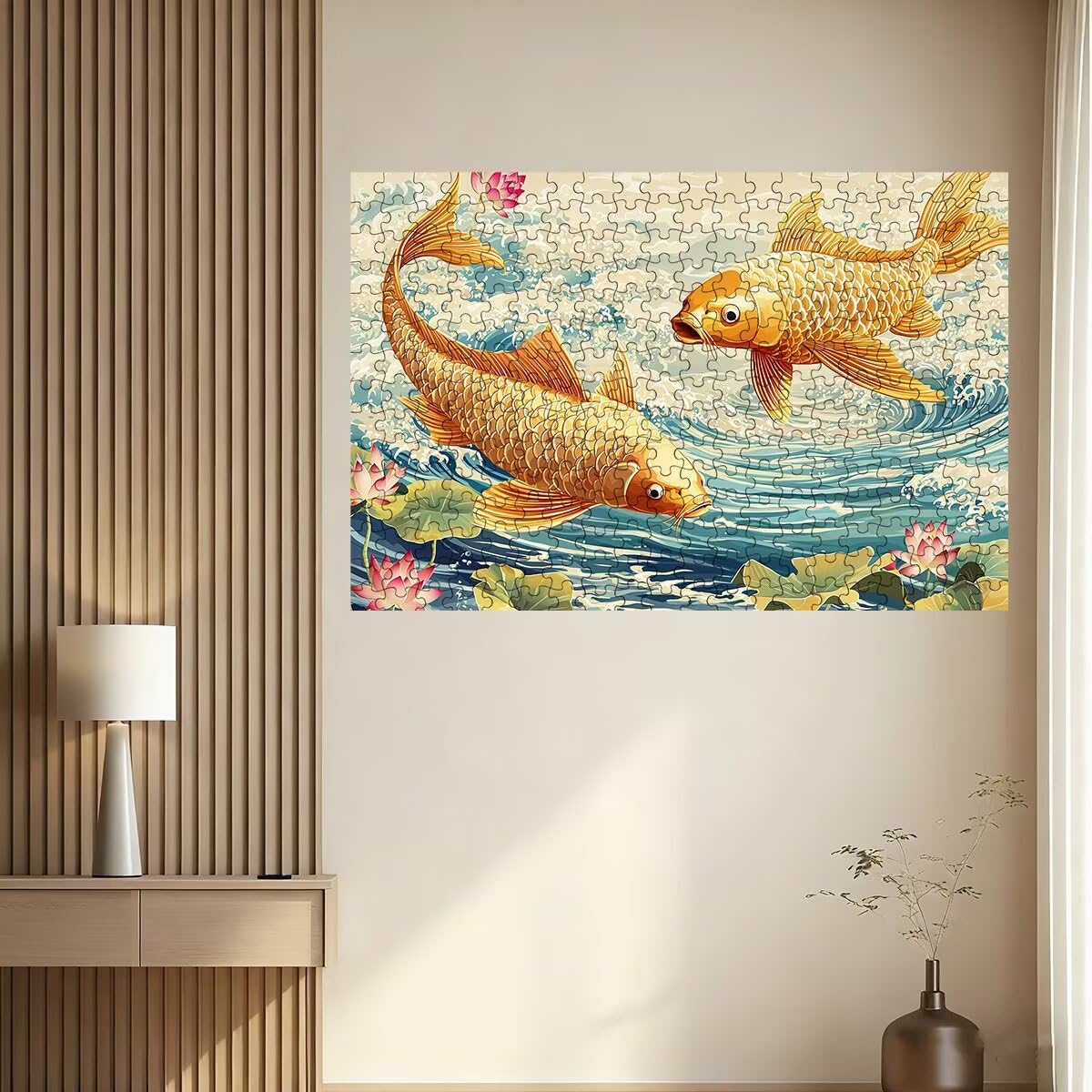 4000 sztuk puzzli dla dorosłych, ryby dla dorosłych, 4000 sztuk, lotos, wymagająca gra dla całej rodziny, klasyczne drewniane układanki, odpowiednie do dekoracji wnętrz, prezenty -3779
