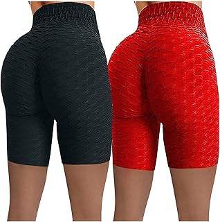 Pants with Front Pockets Fitness Waist Hip Biker Yoga...