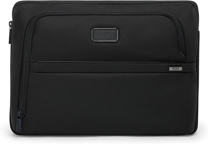 TUMI - Alpha Laptop Cover - Protective Computer Case for Business & Travel - Durable Computer Sleeve - Large, Fits Up to 15" Laptop, Midnight Black