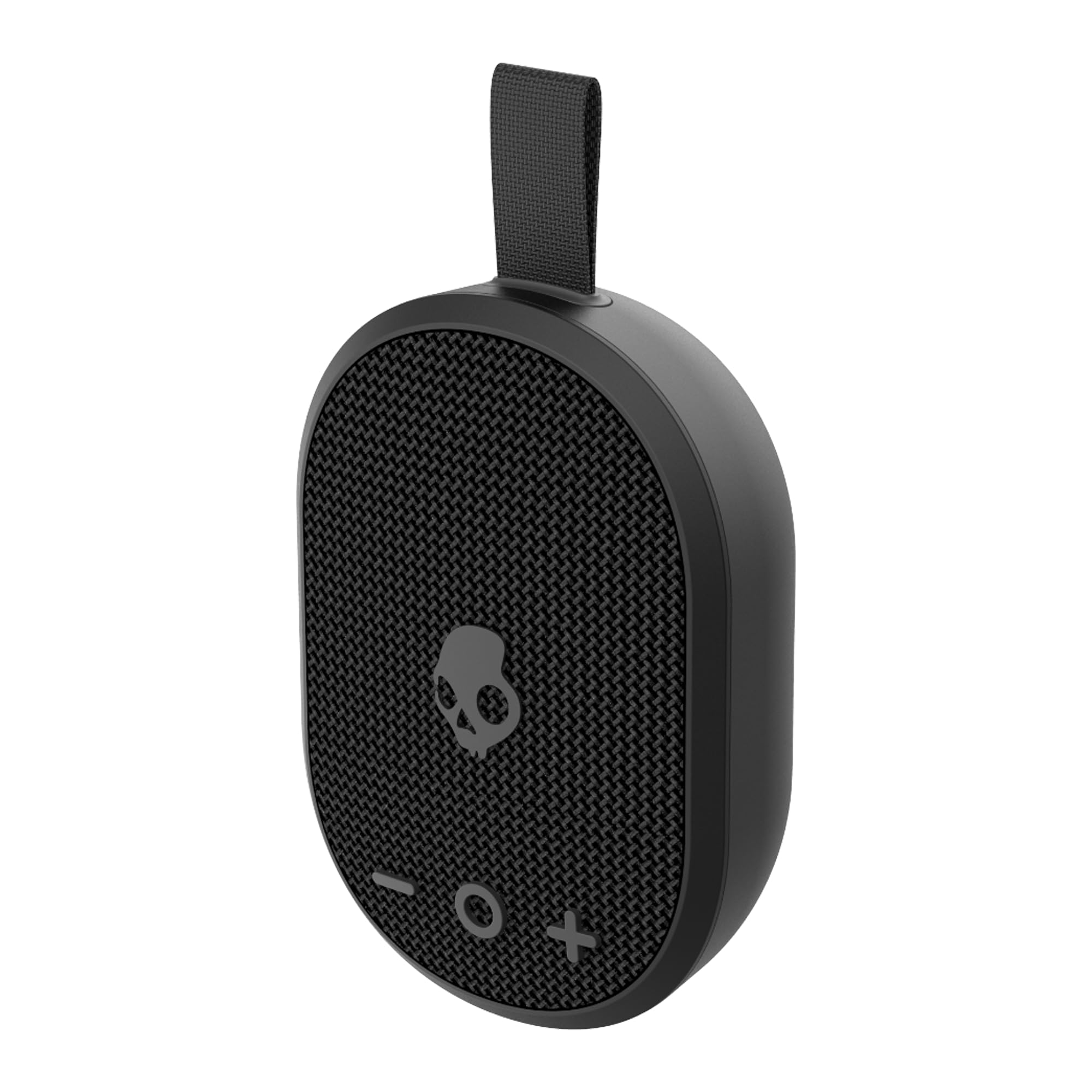 Skullcandy Ounce+ Cassa Wireless Bluetooth Portatile, Impermeabilità IPX7, 16 Ore di Autonomia, Stereo True Wireless con Cinghia Integrata per Viaggi e Uso all’Aperto - Black