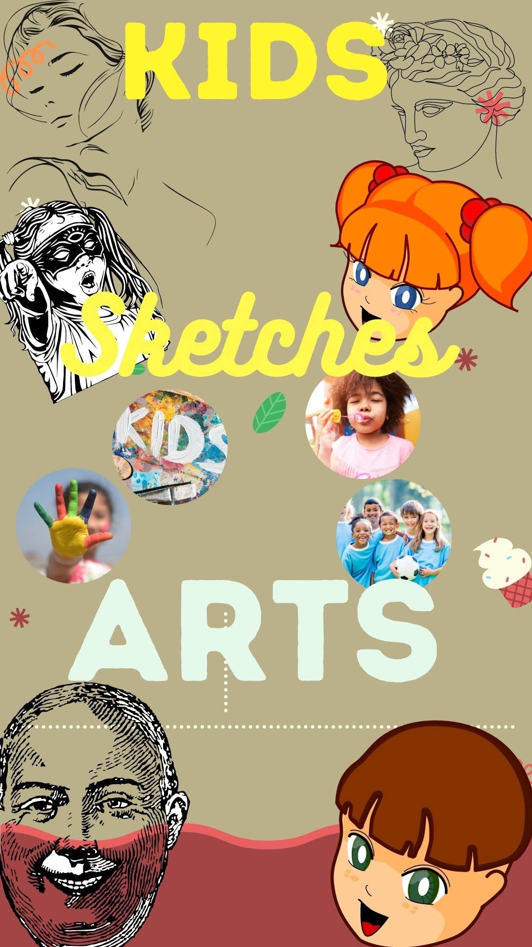 Kids Sketches : Make awesome arts