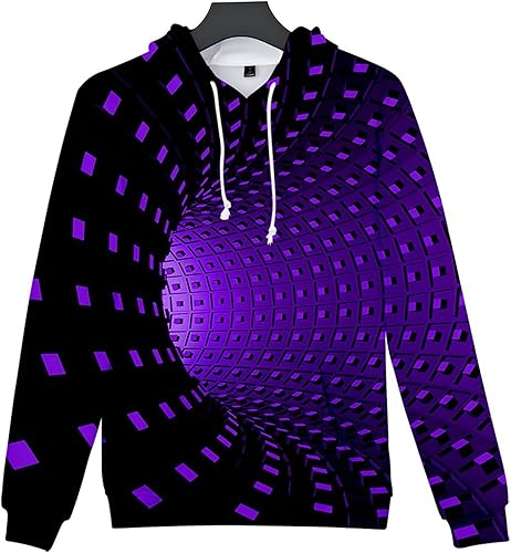 Miniatura 3 de Sudaderas con capucha para hombre, manga larga, con cordón, casual, con bolsillos, talla XXL-6XL