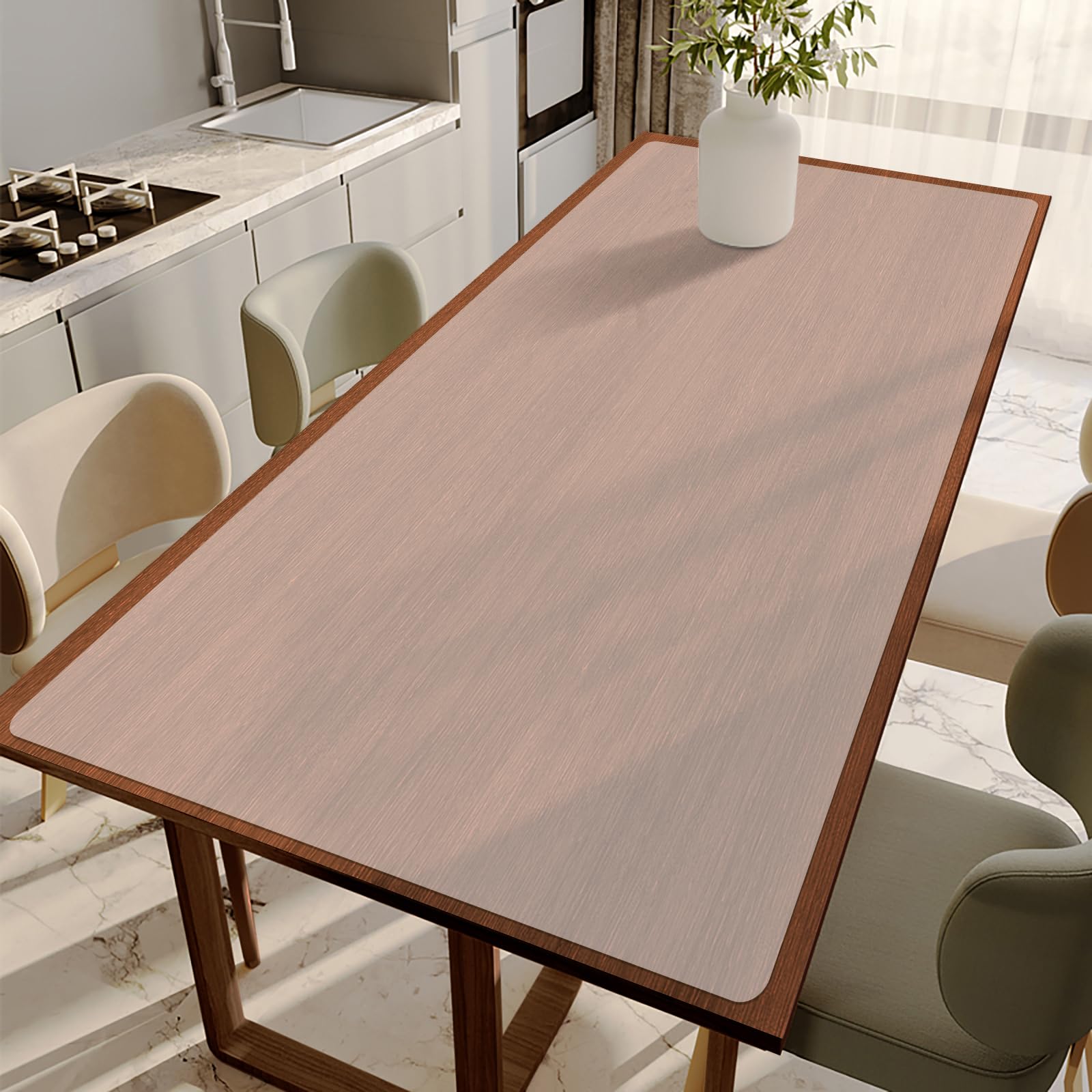 Photo 1 of ****It isn't heat resistant*****
Extra Large Silicone Mats for Kitchen Counter,24"x80"Heat Resistant Mat for Kitchen Island,Waterproof Multipurpose Countertop Protector,New Skin-Friendly Material Table Mat,Freely Cuttable,Translucent